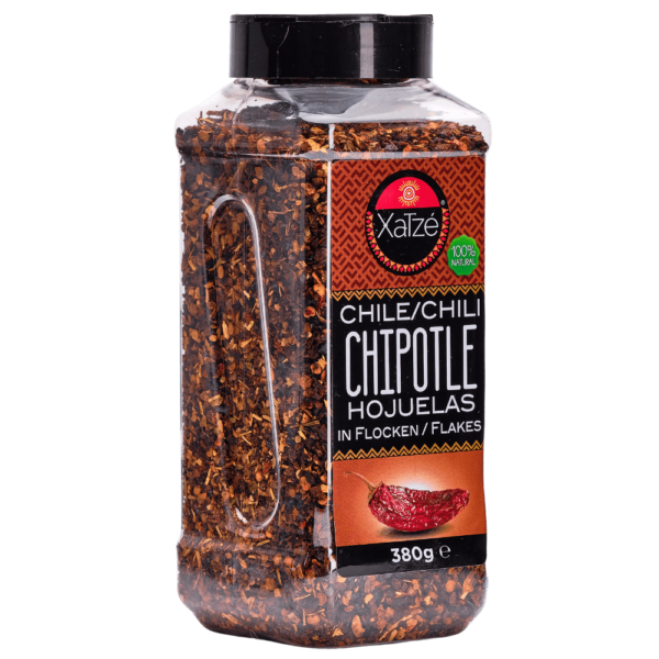 CHILE XATZE 380 GR CHILE CHIPOTLE HOJUELAS