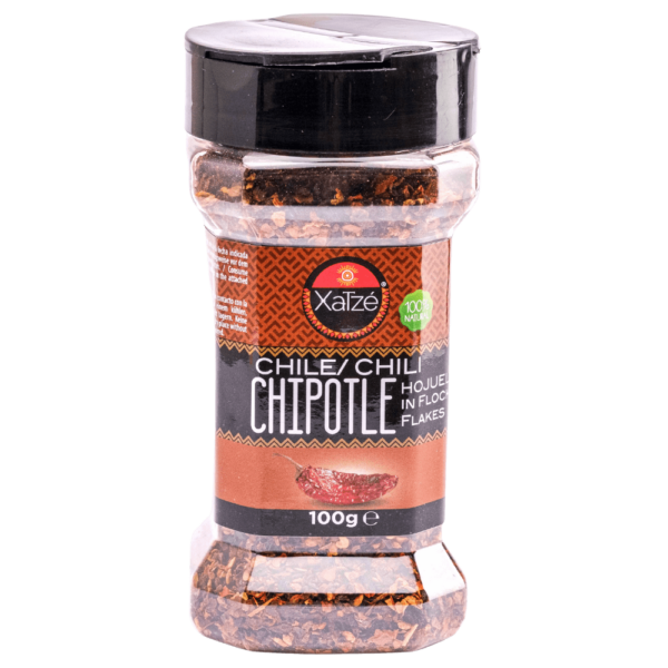 CHILE XATZE 100 GR CHILE CHIPOTLE HOJUELAS