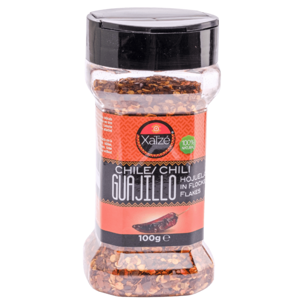 CHILE XATZE 100 GR CHILE GUAJILLO HOJUELAS