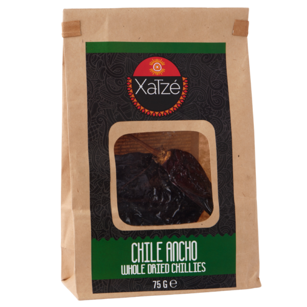 CHILE XATZE 75 GR SECO RETAIL ANCHO (12 UN)