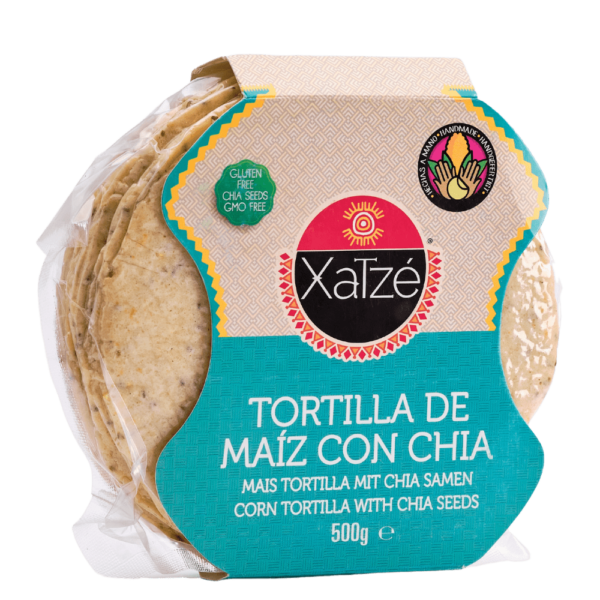 TORTI XATZE 500 GR MAIZ CON CHIA