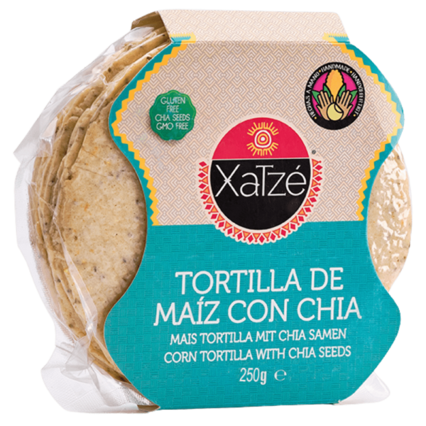 TORTI XATZE 250 GR MAIZ CON CHIA (24 UN)