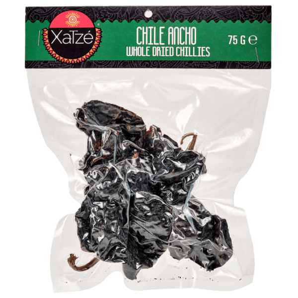 CHILE XATZE 75 GR SECO RETAIL ANCHO (10 UN)