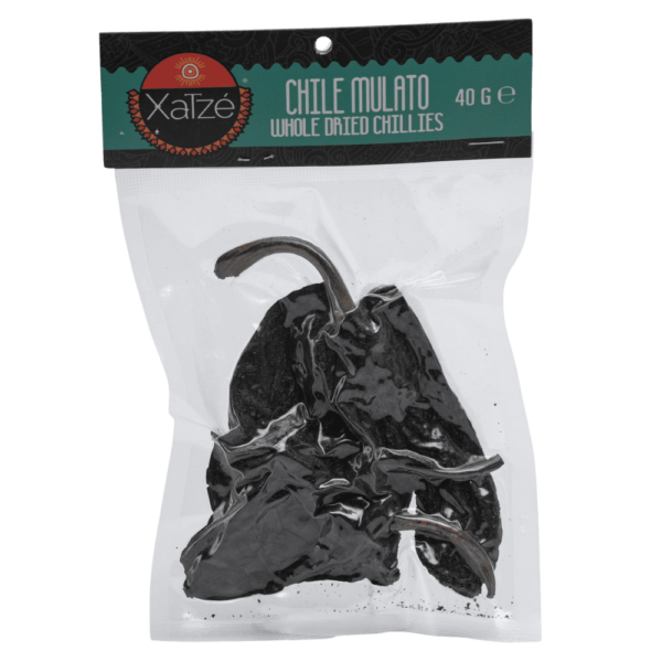 CHILE XATZE 40 GR SECO RETAIL MULATO (12 UN)