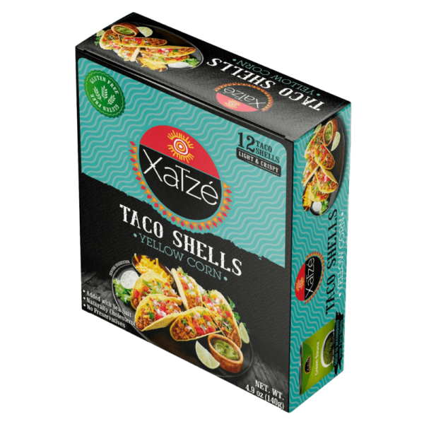 TOSTA XATZE 12 UN YELLOW CORN TACO SHELLS